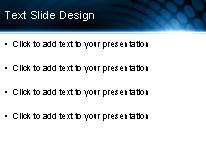 Circulary Teal Bar PowerPoint Template text slide design